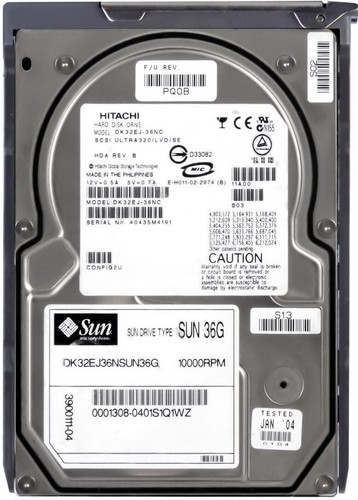 Festplatte sun 3900111 36gb - sun, 3900111-04