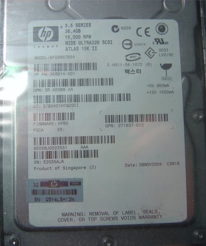 36gb hotplug scsi - 36gb,