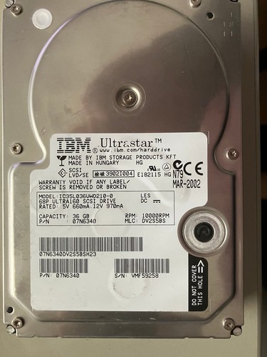 Festplatte ibm ultrastar - festplatte,